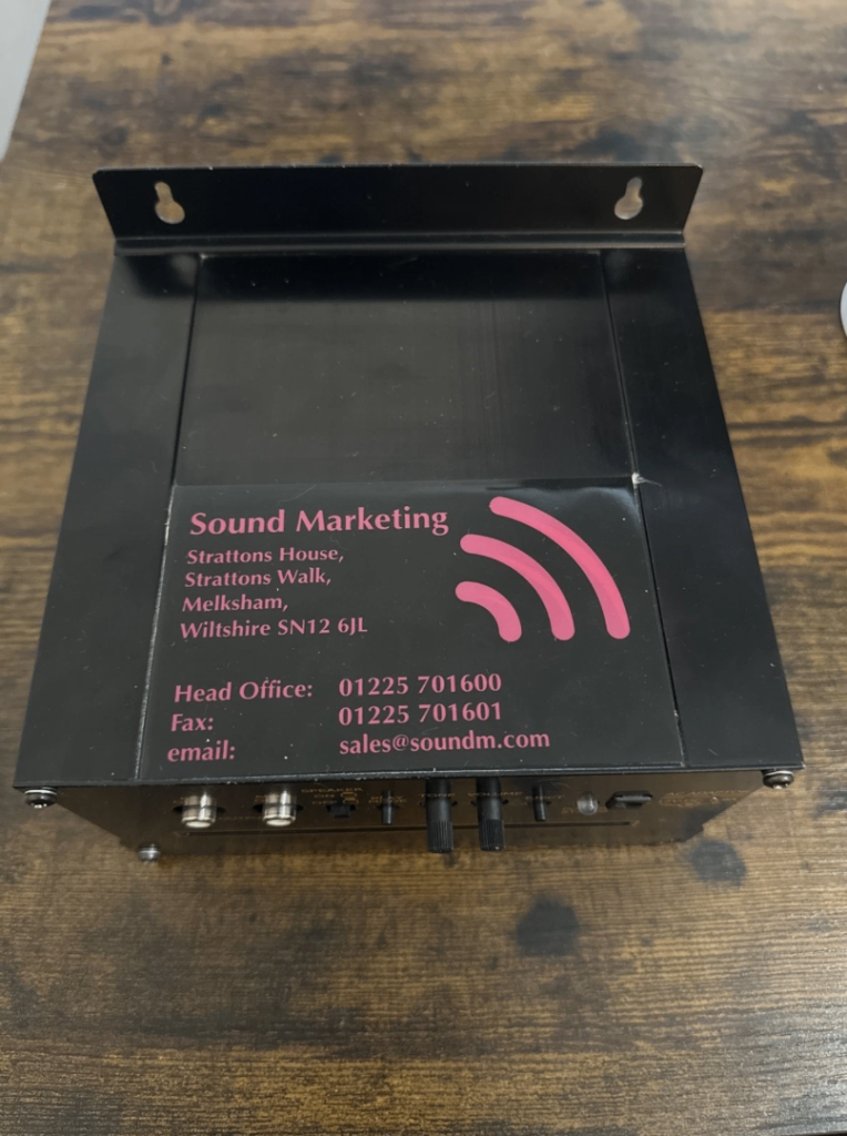 Sound Marketing commercial CD player