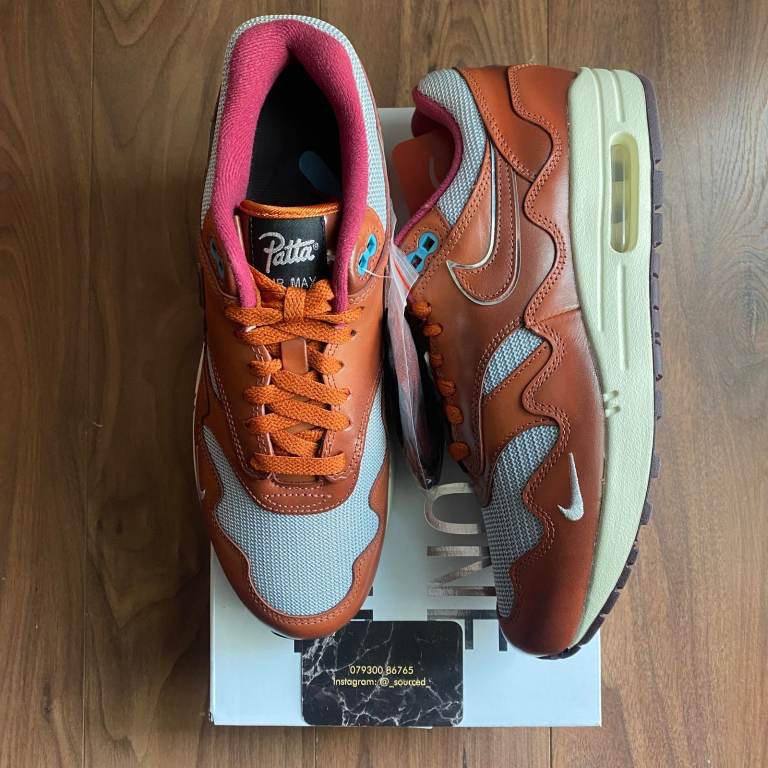 Nike Air Max 1 Patta Dark Russet UK size 9.5