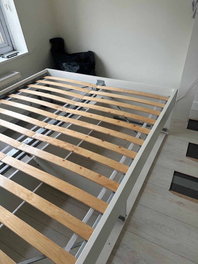 IKEA Brimnes Double Size Bed Frame with 4 Drawers.