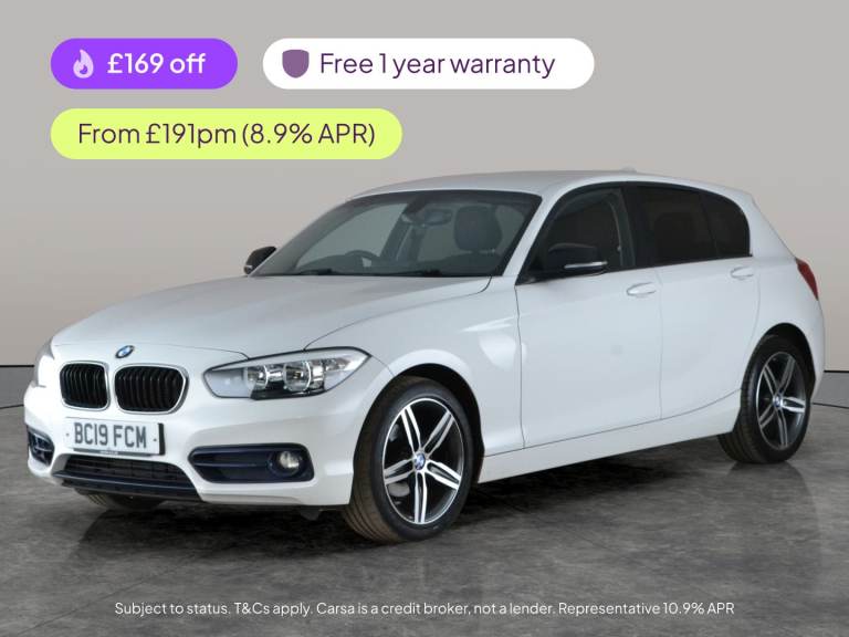 2019 BMW 1 Series 118i [1.5] Sport 5dr [Nav/Servotronic] Step Auto HATCHBACK PETROL Automatic