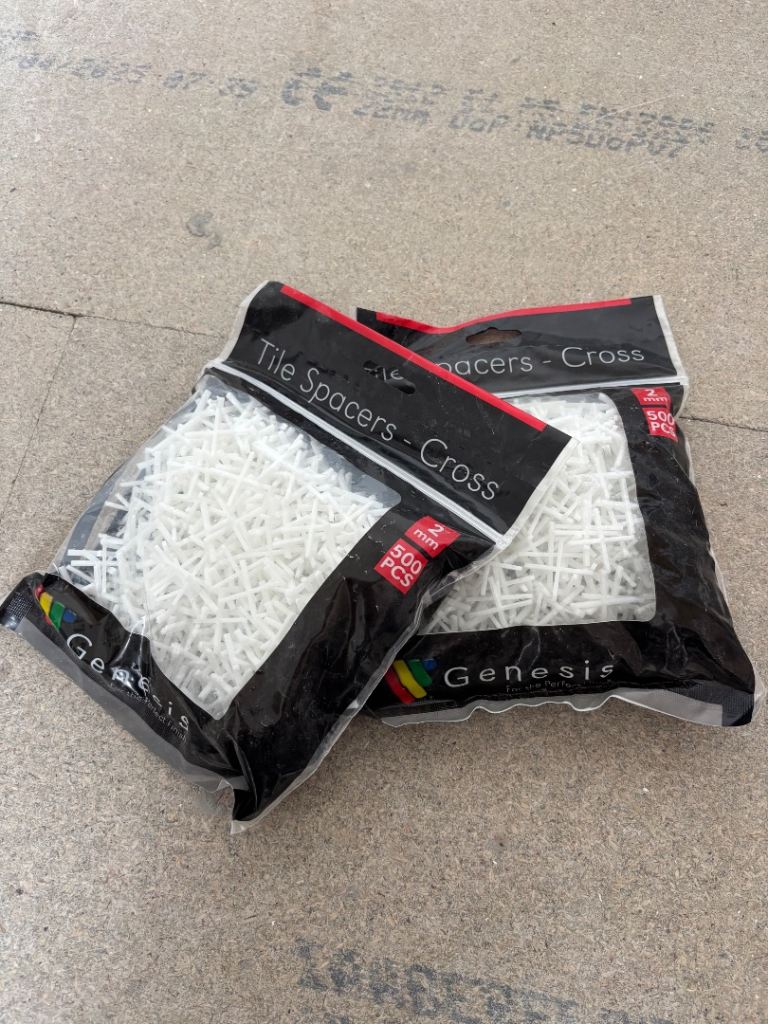 Genesis Tile Spacers 2mm x 1000pcs