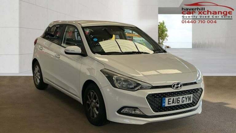 2016 Hyundai i20 1.2 SE 5dr HATCHBACK PETROL Manual