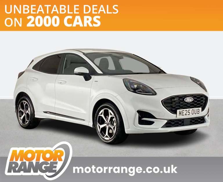 2025 Ford Puma 1.0 EcoBoost Hybrid mHEV ST-Line 5dr Crossover/SUV PETROL Manual