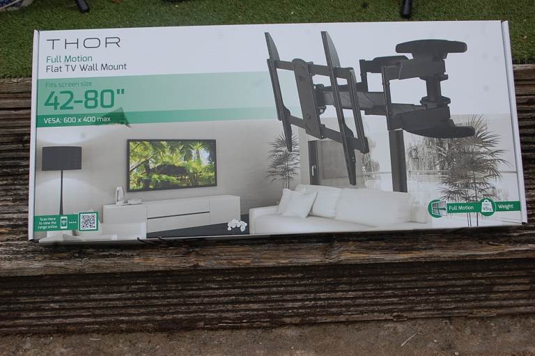 New THOR Full Motion Flat TV Wall Mount 42-80 Inch