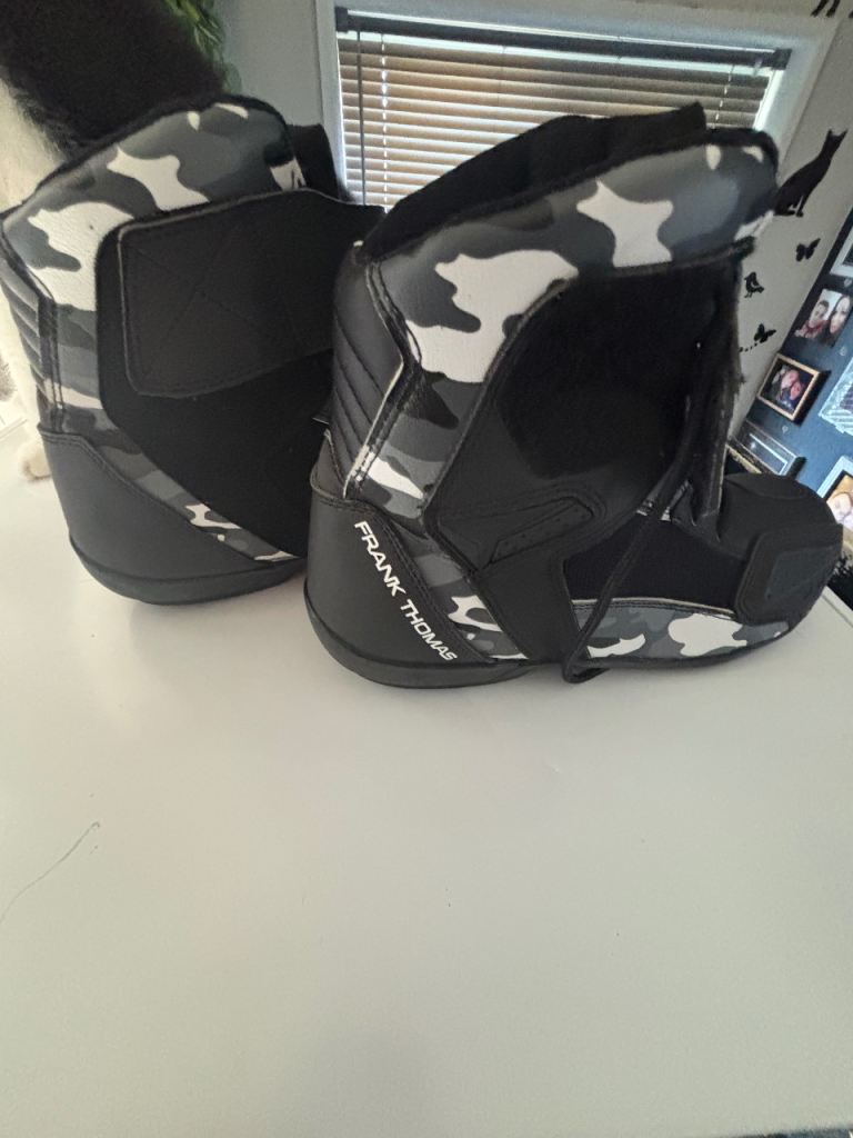 Frank Thomas motorbike boots 