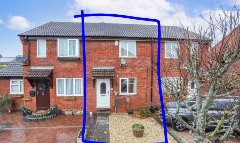 2 bed house for rent