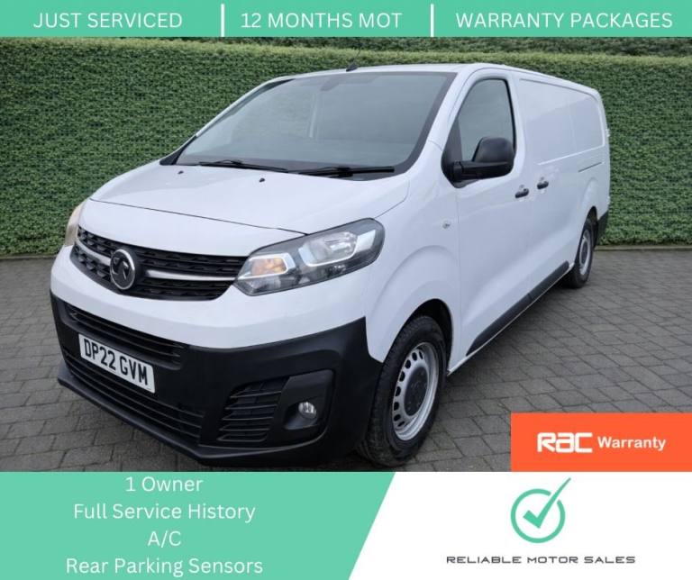 2022 Vauxhall Vivaro 1.5 Turbo D 2900 Dynamic Panel Van 6dr Diesel Manual L2 H1 Euro 6 (s/s) (10 ...