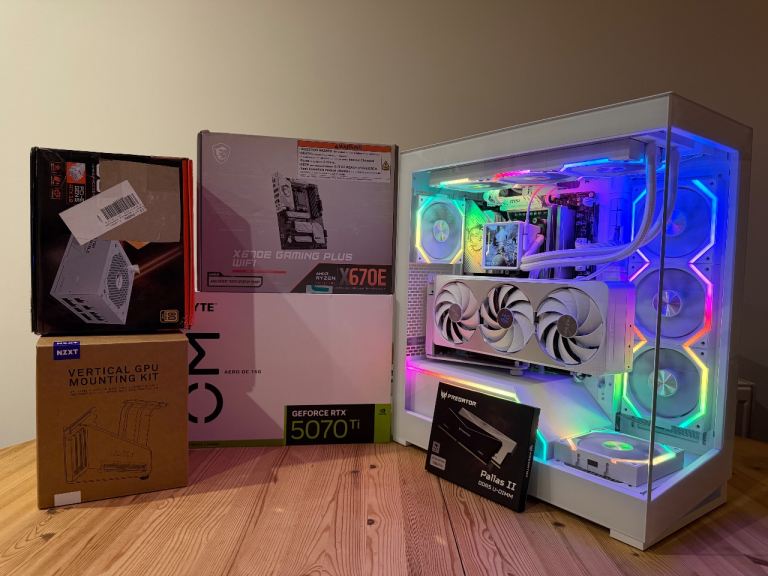 Gaming PC - Ryzen 7 9800X3D, RTX 5070 Ti, 32GB DDR5, 2TB NVME SSD, RGB