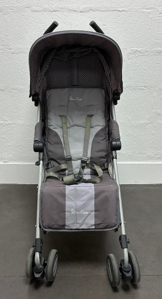 Silver Cross Zest Grey Pushchair Stroller Buggy Pram
