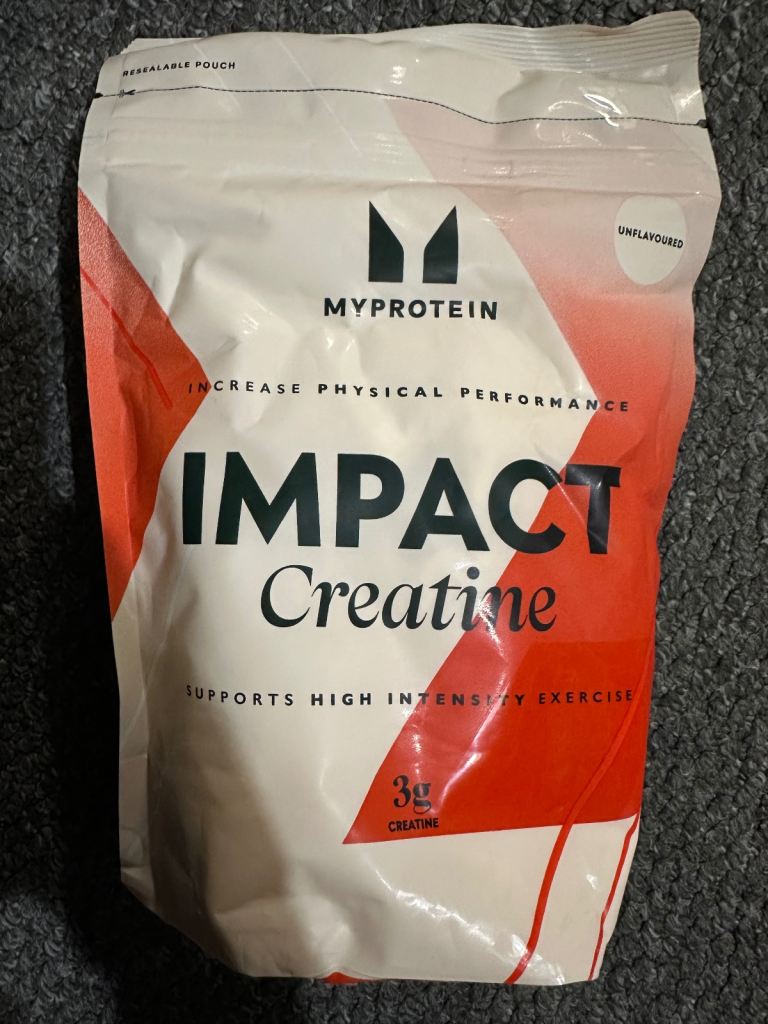 MYPROTEIN Impact Creatine Unflavoured - 500g pack, New, Sealed