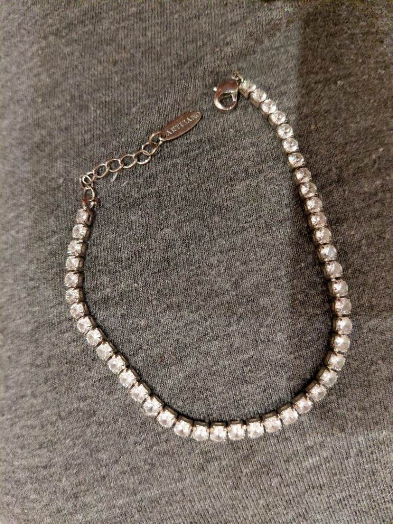 Artizano DiamonFlash Crystal Tennis Bracelet 8" 