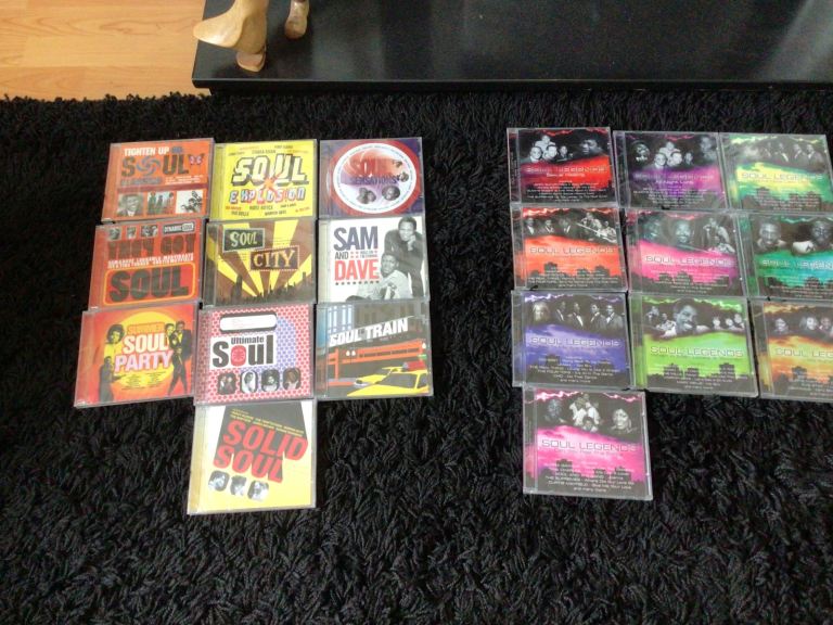 2 bundles of 10 CDs soul legends new sealed £10 each bundle 