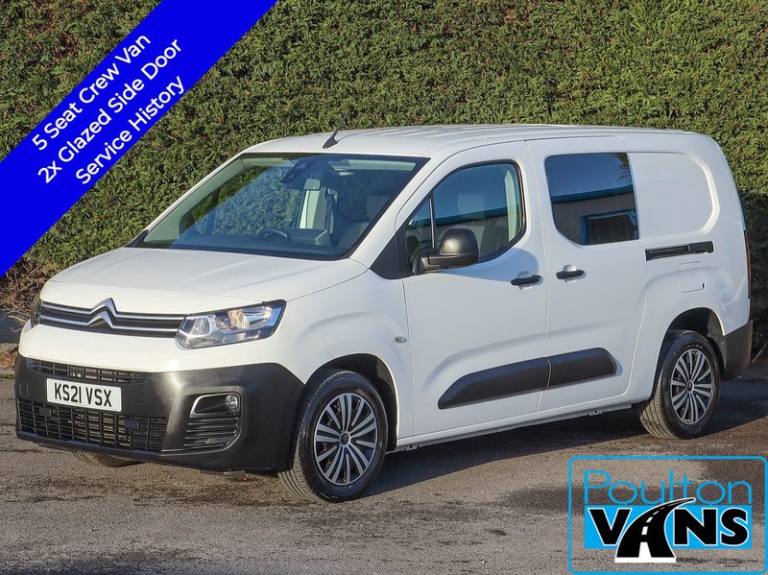 2021 Citroen Berlingo 850 Enterprise XL 1.5HDI, 100BHP L2 LWB 5 SEAT CREW VAN, AIR CON, CRUISE, T...
