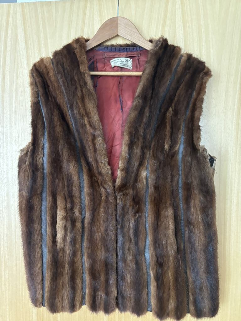 Real Vintage Fur Gillet, £50, Acton, W3 8FG
