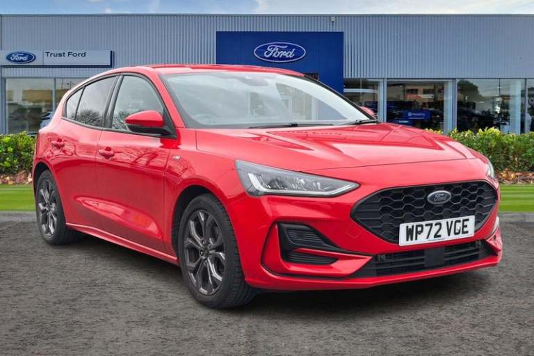2023 Ford Focus 1.0 EcoBoost ST-Line 5dr with Sat Nav, Front & Rear Sensors, LED Lights & K Hatch...