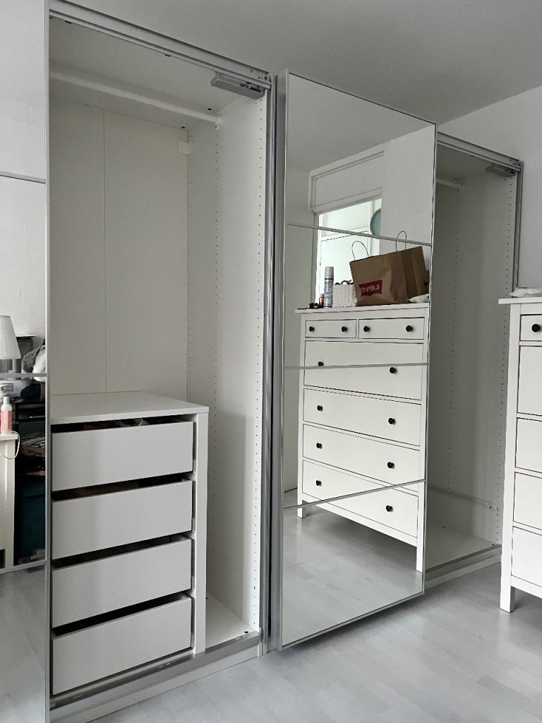 Ikea - Mirrored Door Pax Wardrobe