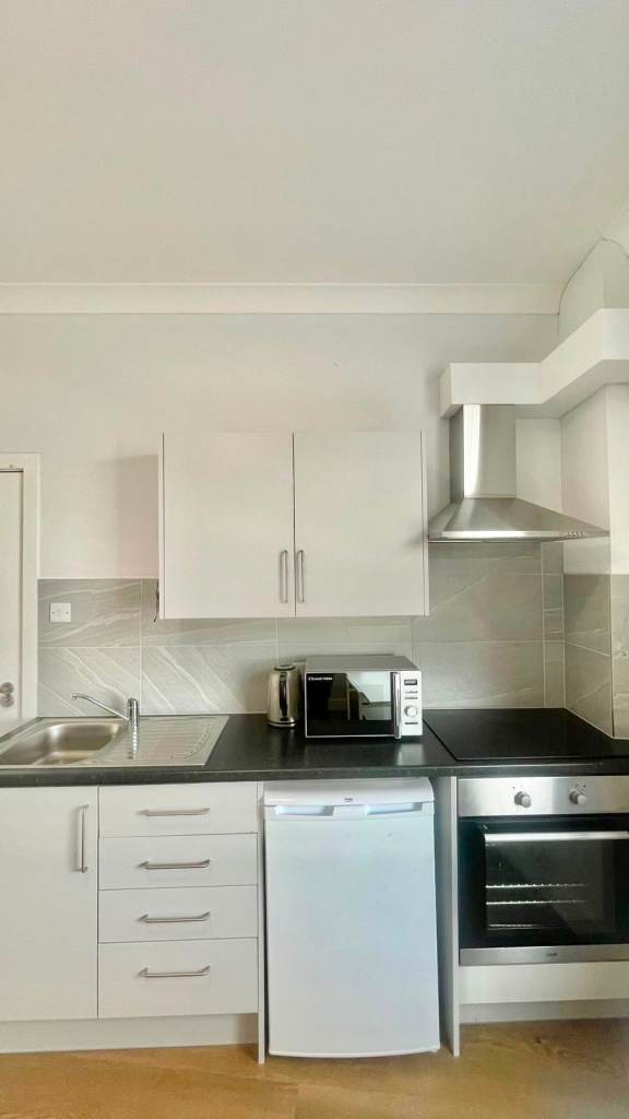 Spacious room with private kitchenette