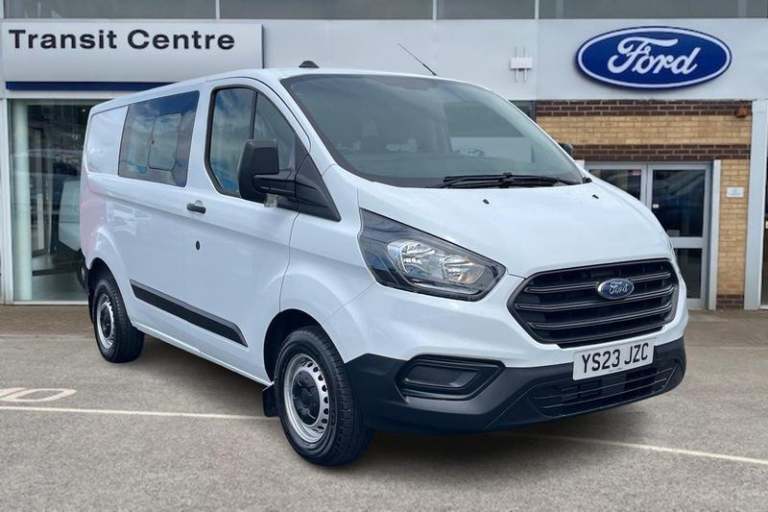 2023 Ford Transit Custom 2.0 EcoBlue 105ps Low Roof D/Cab Leader Van PANEL VAN DIESEL Manual