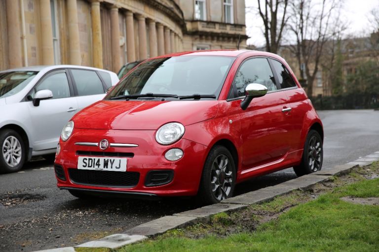 2014 FIAT 500 S 500S 1.2 PETROL RED MANUAL+WARRANTY