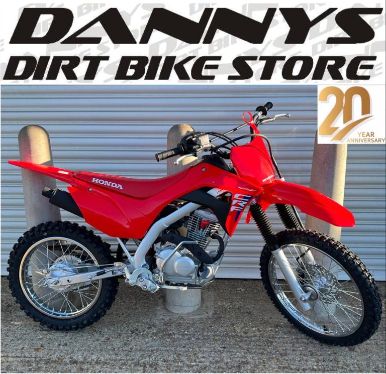 DANNYS DIRT BIKES HONDA CRF 125 2025 BIG WHEEL CRF125 E-START IDEAL STARTER BIKE