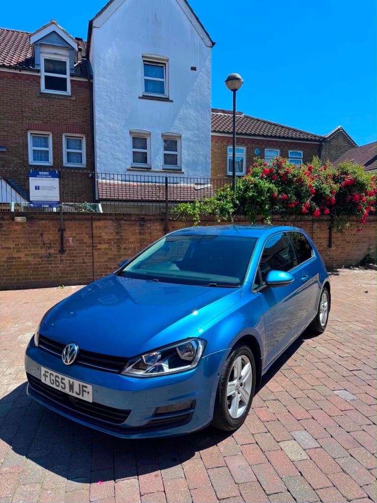 2015 65, VW GOLF 1.6 BLUEMOTION TECH MATCH TDi, 115K, FSH, MOT, ULEZ FREE, MANUAL, PARK PILOT 