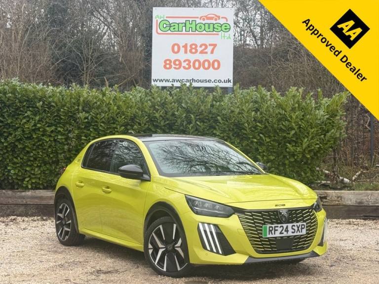 2024 24 PEUGEOT E-208 50KWH GT HATCHBACK 5DR ELECTRIC AUTO (7.4KW CHARGER)