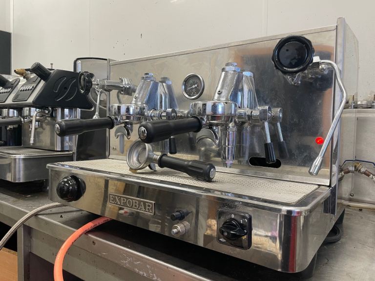 COMMERCIAL COFFEE MACHINE DUAL FUEL LPG GAS MOBILE COFFEE CART 