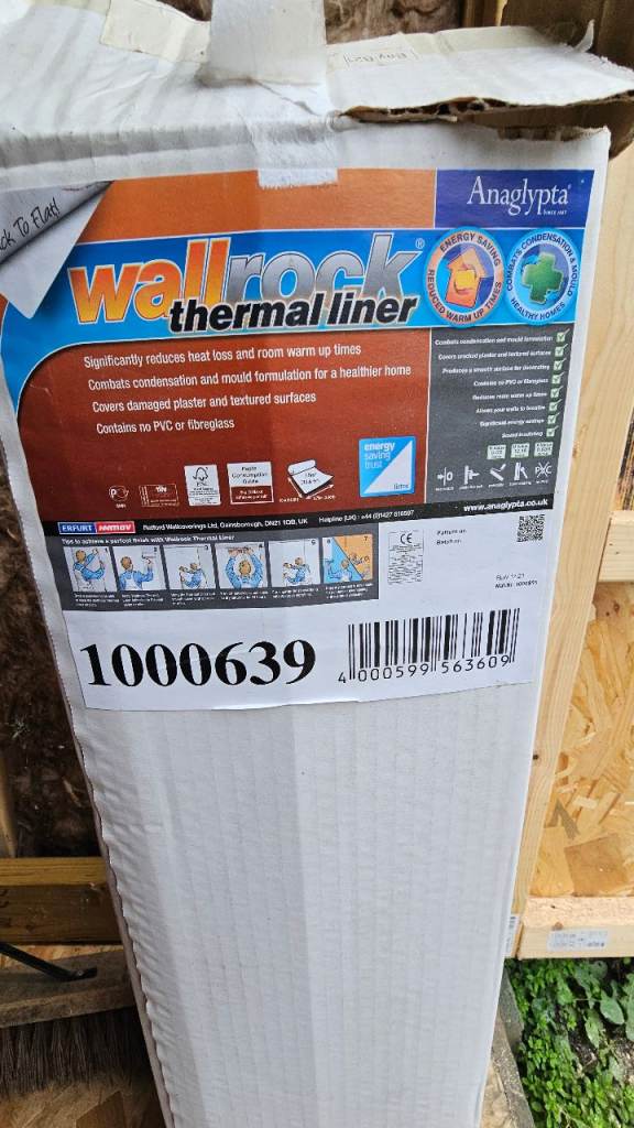 Wallrock Thermal Liner – approximately 7m 