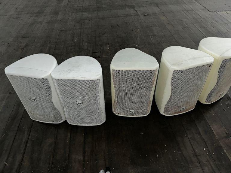 5 x Electro-Voice EV ZX1 Speakers – ZX1-90 & ZX1i-90 Passive PA Speakers
