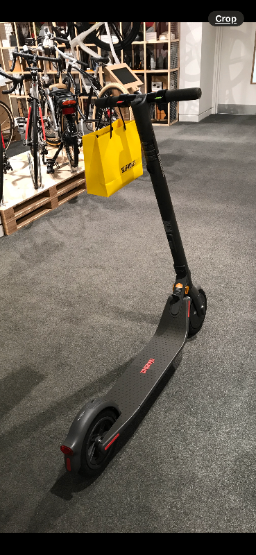 As new Electric ninebot Scooter from selfridges , Black