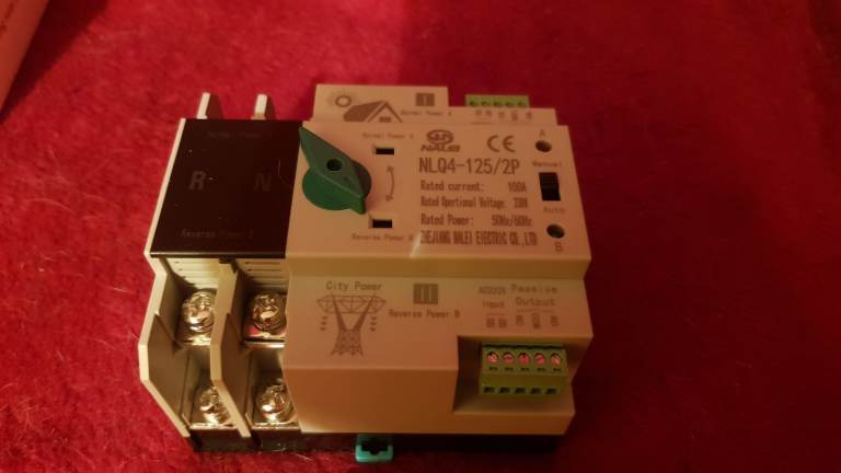 100A Generator automatic transfer switch, and metal enclosure BRAND NEW in boxes