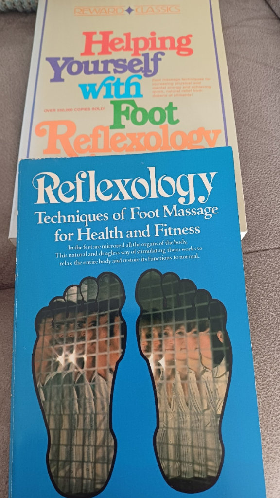 Reduced price 8 Reflexology Books great for student and learning the art of Reflexology