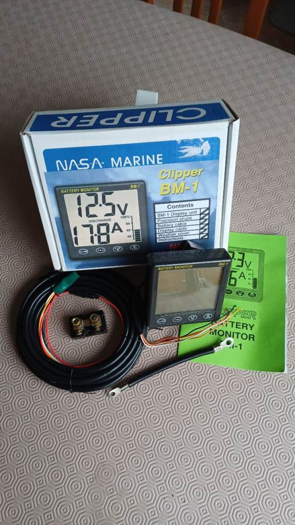 Clipper BM1 Battery Monitor (Motorhome use etc)