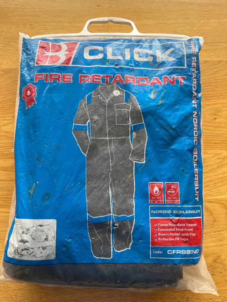 New CLICK Nordic Fire Retardant Boilersuit – Size 42"/107cm