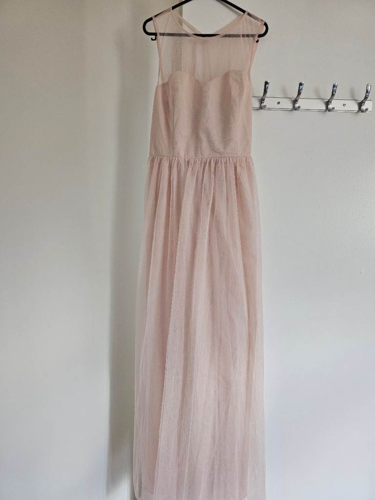 Little Mistress Pink Tulle Maxi Dress – UK 10, New with Tags