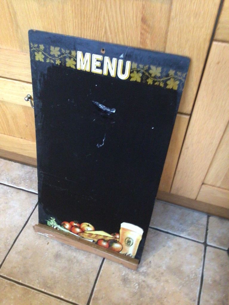 Menu board 