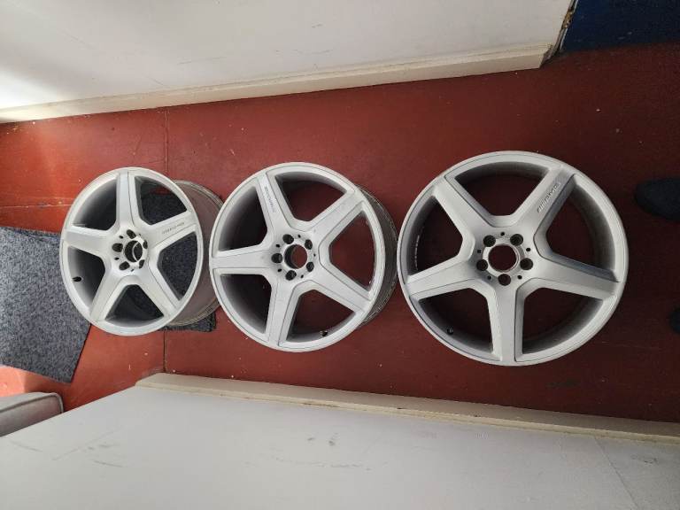 Original 20" Mercedes AMG Alloy Wheels – Genuine OEM – Set of 3