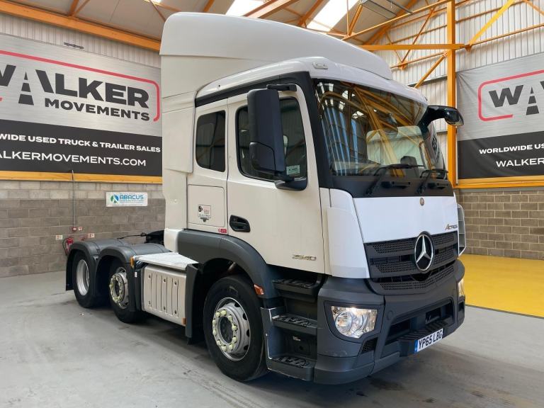 MERCEDES ACTROS 2540 *EURO 6*, 6X2 TRACTOR UNIT – 2015 – YP65 LBG
