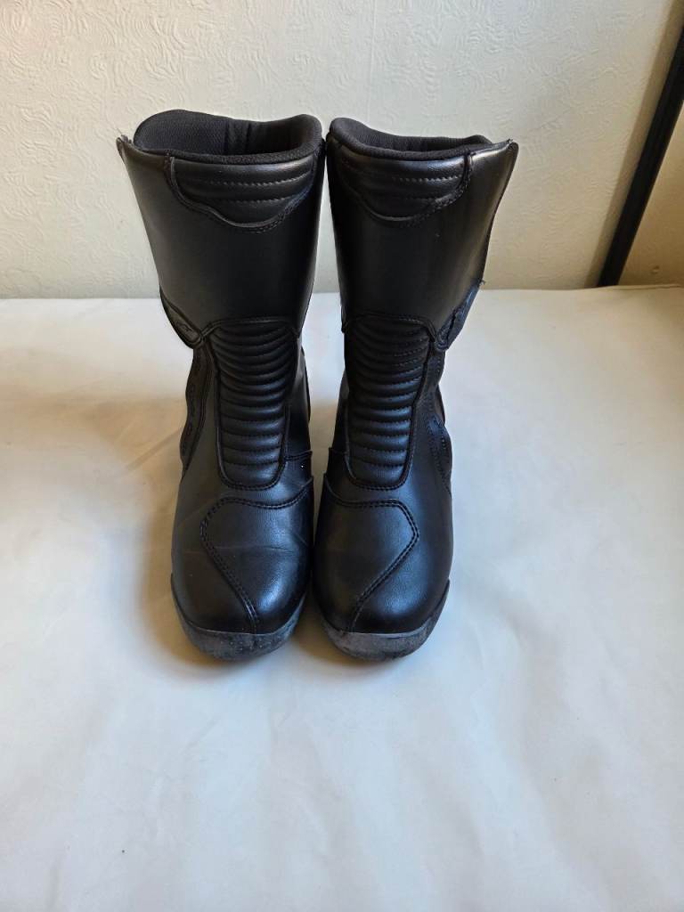 Alpinestars Alpha Touring Waterproof Motorcycle Boots Black EU 47 Style 244109