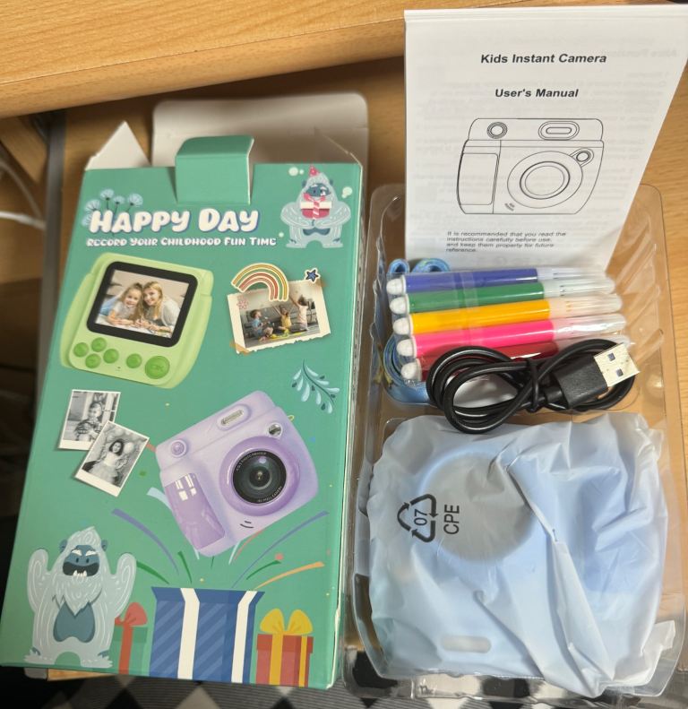 Kids Camera Instant print new