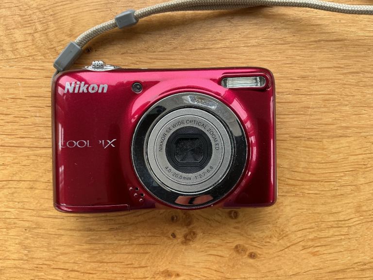 Nikon Coolpix Digital Camera – Red