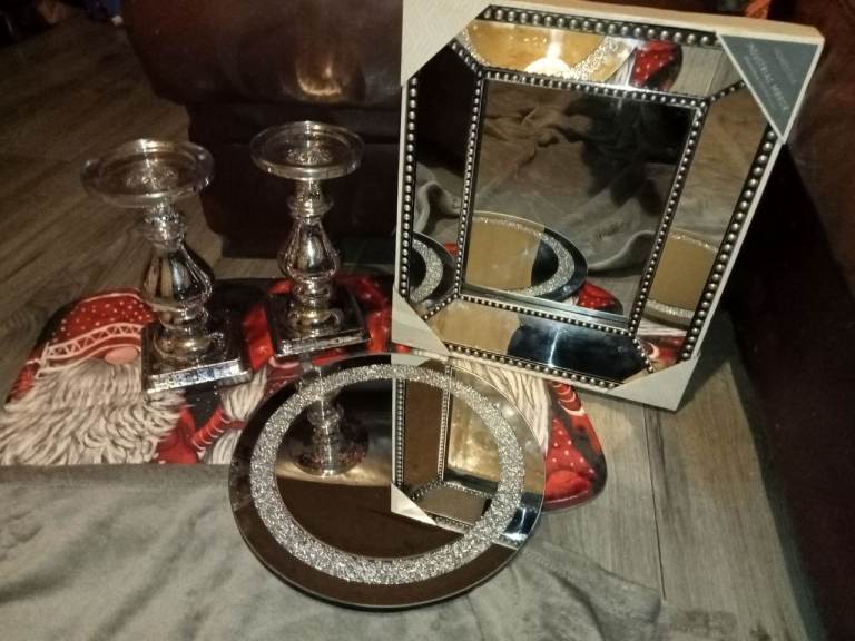 Silver mirror home bundle