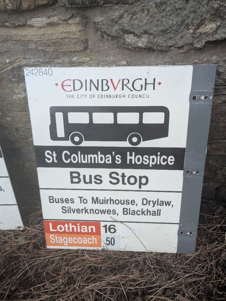 City of Edinburgh Bus Stop Signs