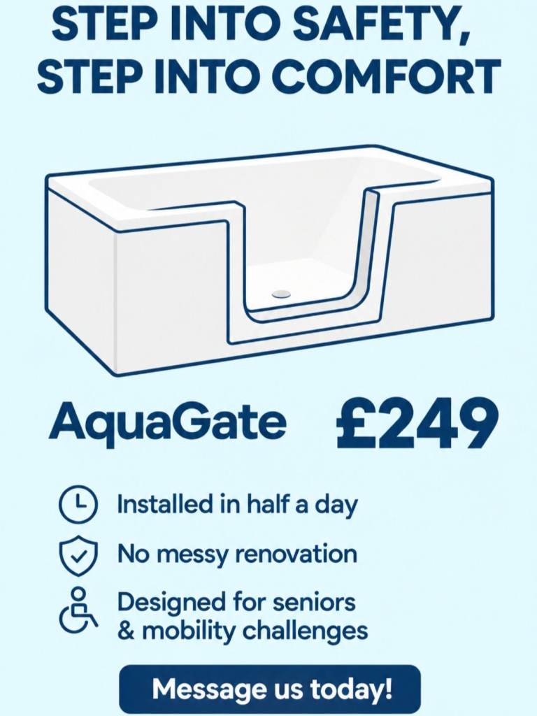 Bathtub Cut-Out Step-In Kit Premium Epoxy Resin (£249 Optional Installation £300