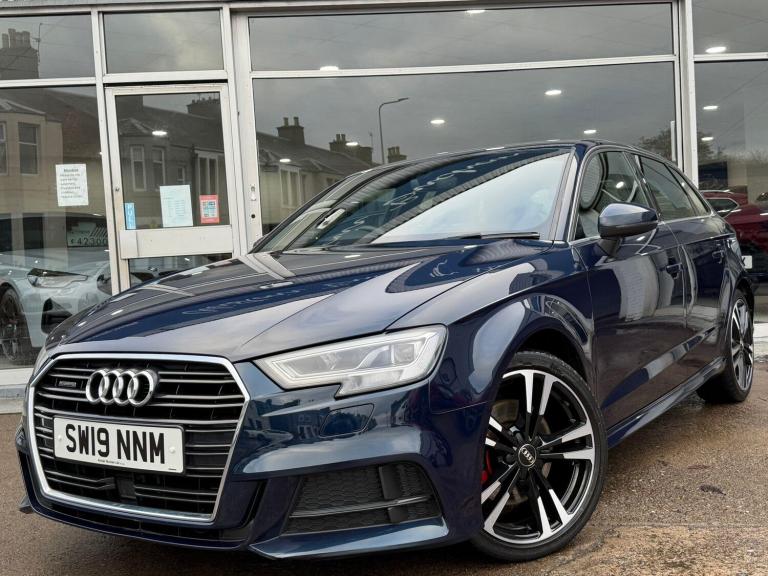 2019 Audi A3 2.0 TFSI 40 S line Sportback S Tronic quattro Euro 6 (s/s) 5dr HATCHBACK Petrol Auto...
