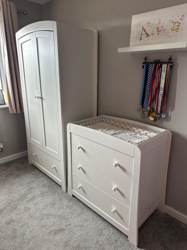 Mamas & Papas Wardrobe & Changing Unit Set