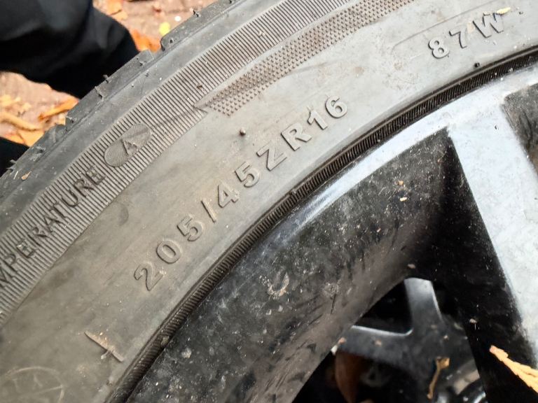 VW 16” Alloy Wheels with Tyres