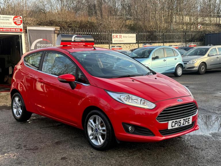 2015 Ford Fiesta 1.25 Zetec Euro 6 3dr HATCHBACK Petrol Manual