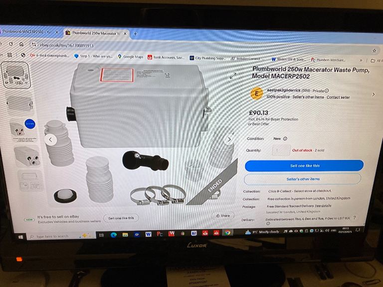 Plumbworld macerator