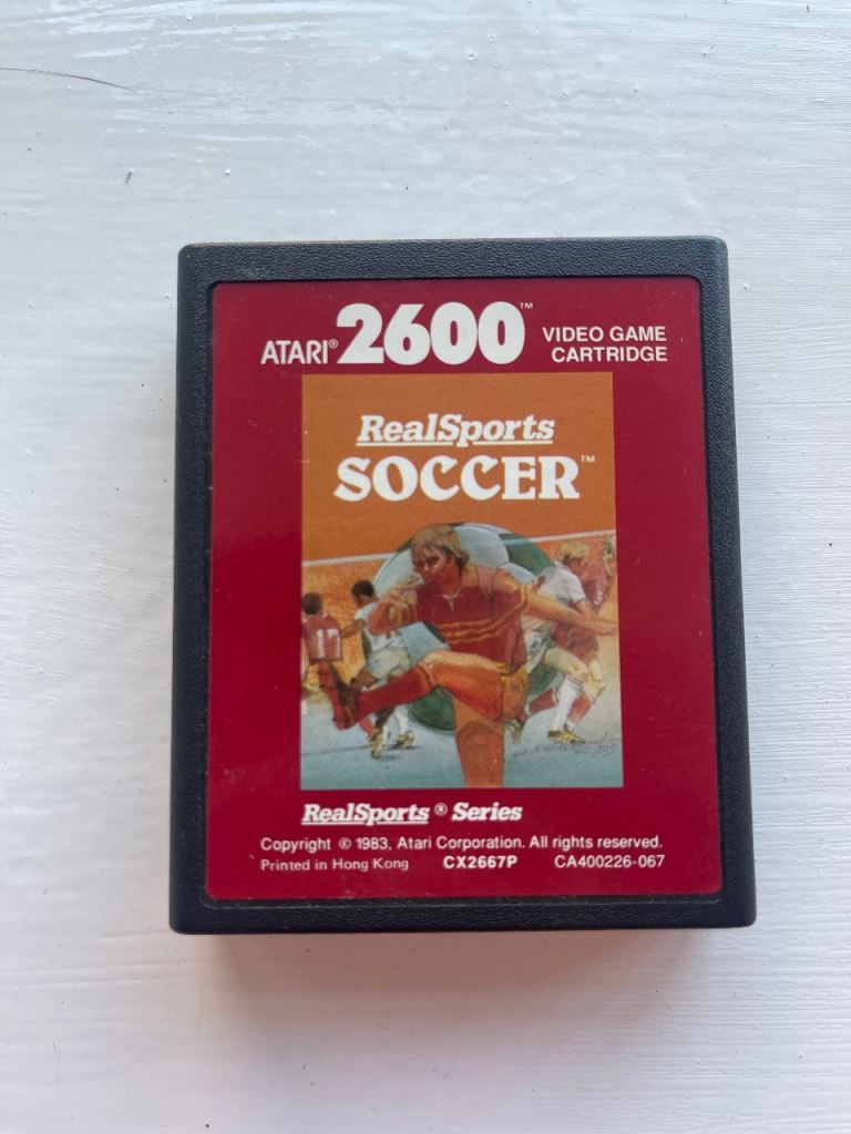 Atari 2600 RealSports Soccer Cartridge – Good Condition